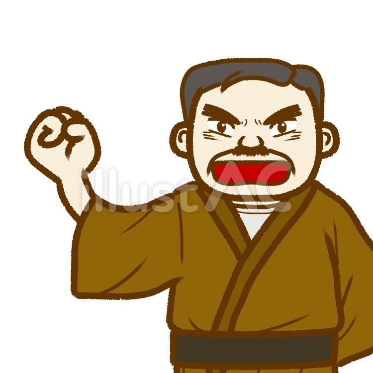 若いお父さん・父の日の親子 ソフト子供と動物のイラスト屋さん わたなべふみ