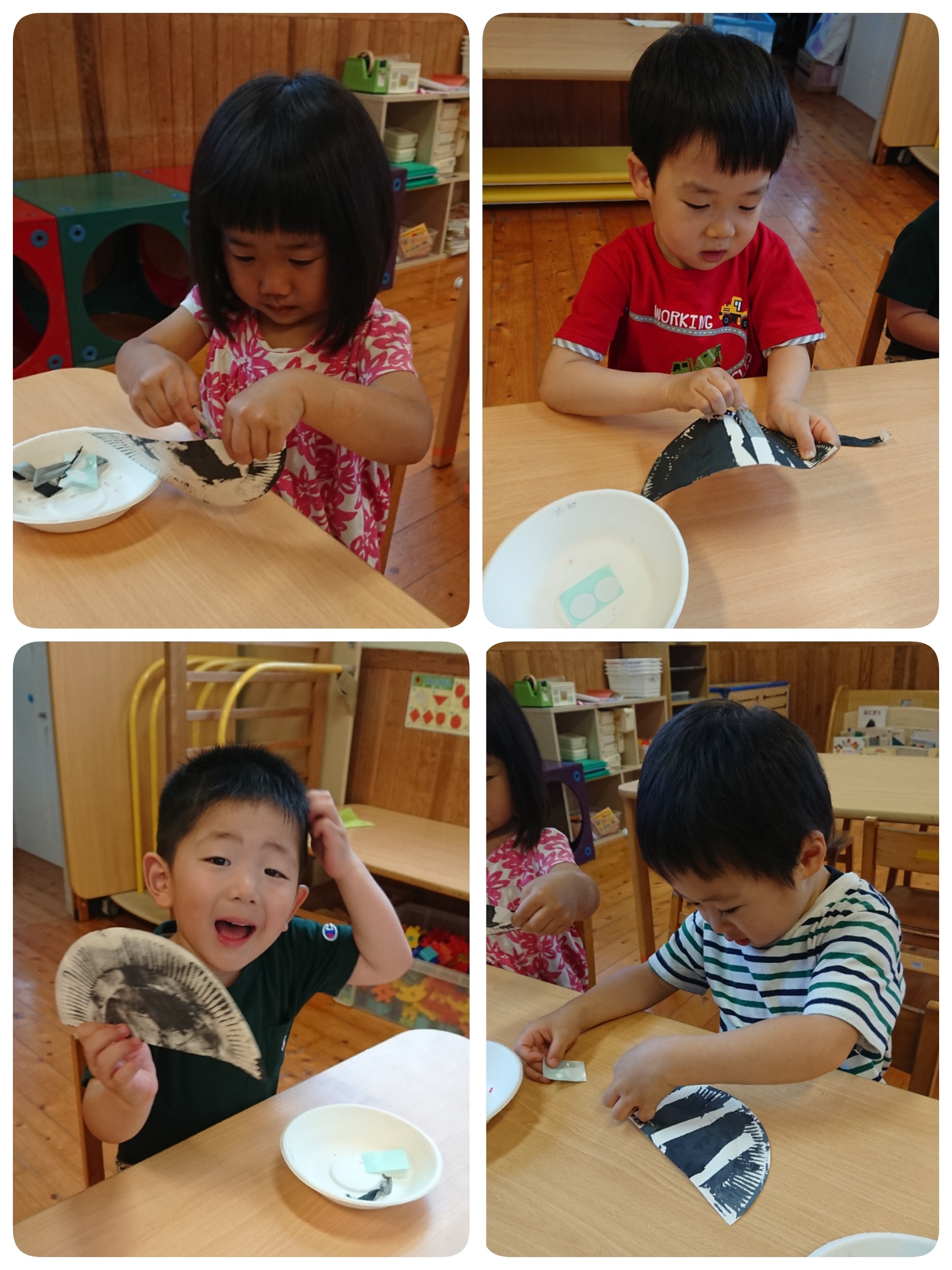 2018.05.25：5月の製作～はじき絵～ りす組- 社会福祉法人 たんぽぽ福祉会 たんぽぽ保育園