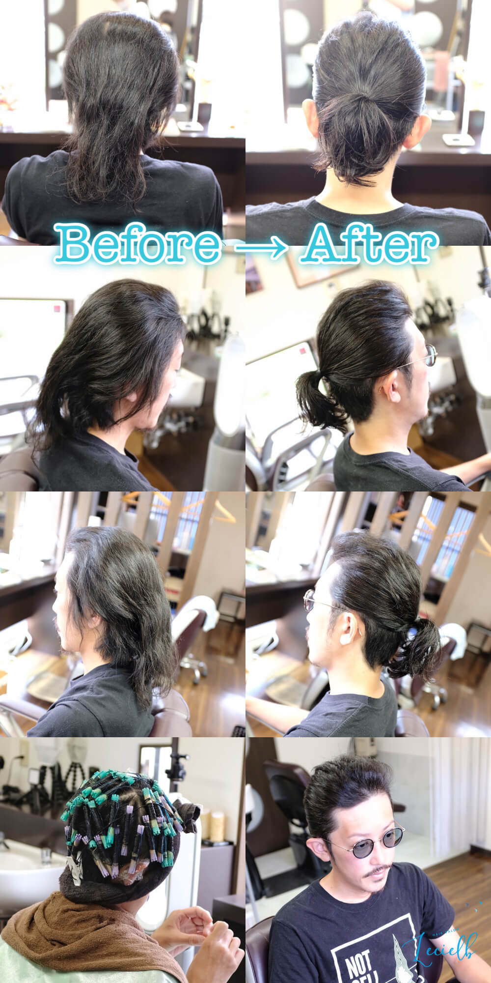 他のマンバンstyleはこちら➠ @barberswell いつもご覧下さりありがとうございます😊 マンバンの要となるお団子部分のノーカット動画です！ きつめにねじることと スタイリング剤はとにかくたっぷりめ が美しく仕上がります☝️ ＼福岡で1番マンバン作ってます大人