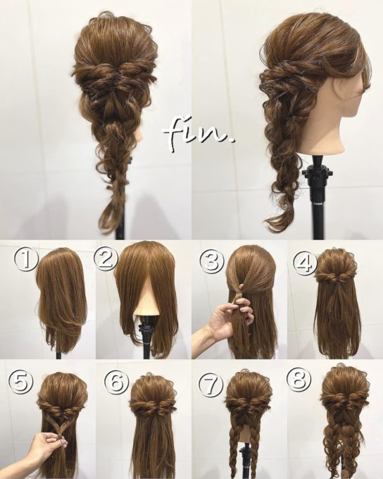 キッズセット 結婚式ヘアセット ハーフアップ子供ヘアアレンジ：L163026949ホットペッパービューティ