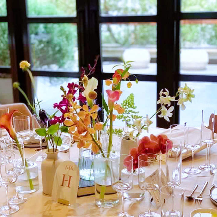 流しテーブルのウエディング装花セット * 花の宅配便