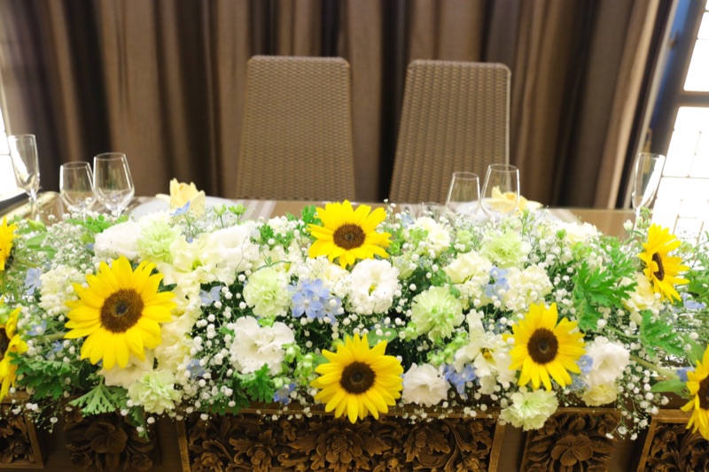 ひまわりの里で人前結婚式「須田喜昭さん・渡邊沙斗子さん」 - 北竜町ポータル 北海道 ・ 日本一を誇るひまわりの里