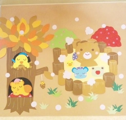 動物音楽隊の少量バージョン 秋冬の壁面飾り 保育壁飾り 保育園 幼稚園 施設 病院 お店で11月12月の楽しい飾り - blomst-berryminne byGMOペパボ 国内最大級のハンドメイド・手作り通販サイト