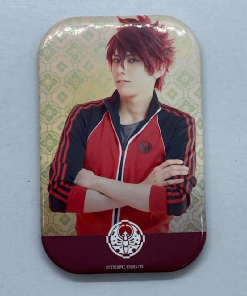 舞台『刀剣乱舞』慈伝 日日の葉よ散るらむ 大包平 加藤将 内番Ver.缶バッジK-BOO