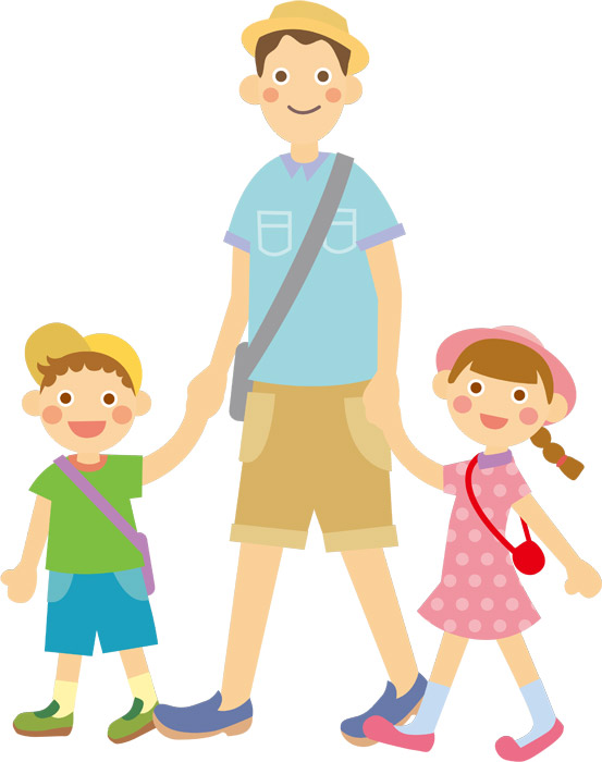 手をつなぐ親子のイラスト素材34175632- PIXTA