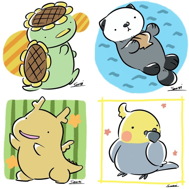 イメージから♪脱力ゆるかわいいキャラクターお描きしますSKIMA スキマ