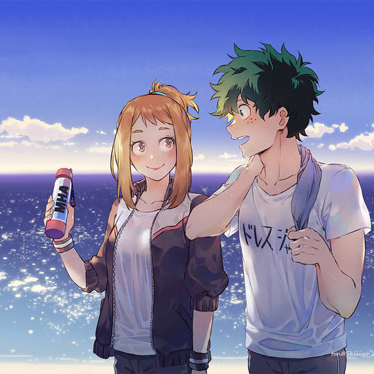 かっちゃんとデク茶の結婚式ヒロチー さんのマンガツイコミ 仮