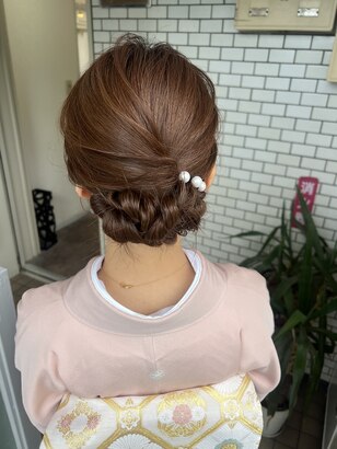 ボブ タイトアレンジ 結婚式TikTok