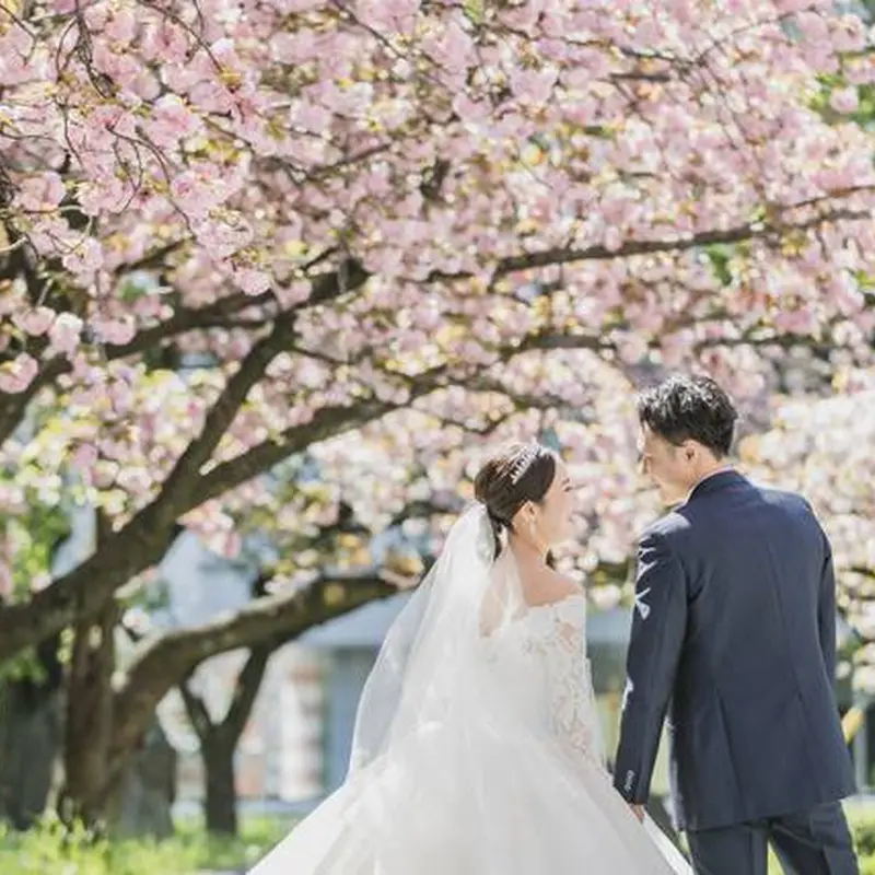 市政資料館で感動プロポーズフォト。海外の彼と日本で前撮り