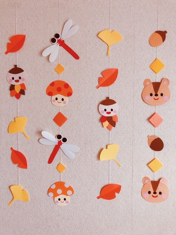 Amazon.co.jp: お月見 製作キット 吊るし飾り 壁面飾り 秋 保育 高齢者 クラフト : おもちゃ