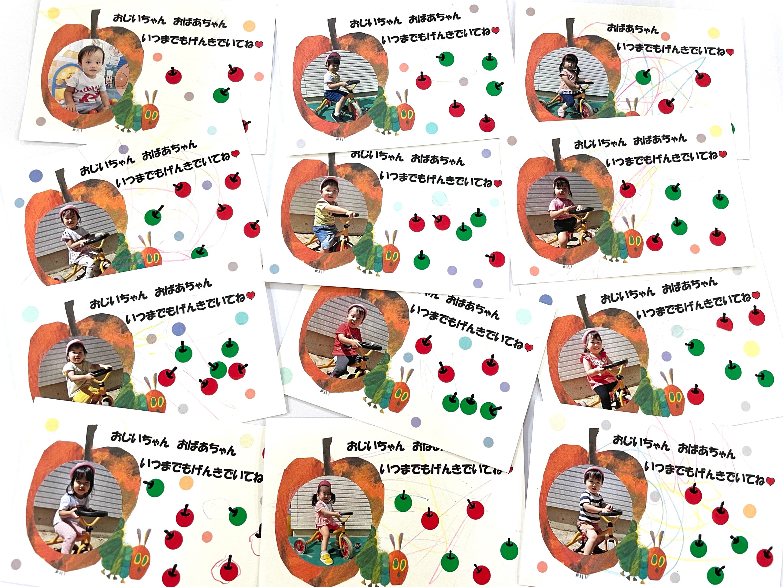 敬老の日∼ハガキ作り～：バディ日記：バディ保育園 磐田市の認可保育園