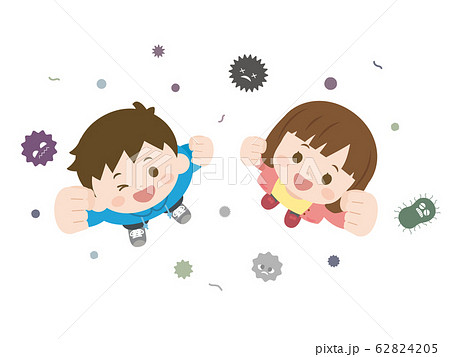 元気な顔のイラスト素材FYI04198791ストックフォトの Qlean Market キュリンマーケット