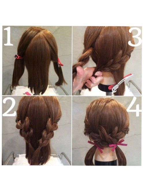 ママでもできる簡単ヘアアレンジ〜ショートボブ編〜＃01