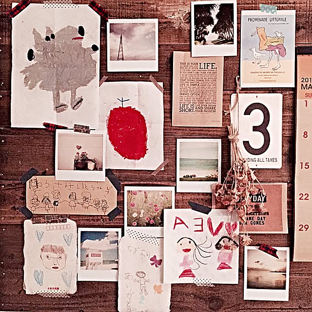 子どもの絵どうしてる？インテリアにも活かせる飾り方をご紹介たまひよ