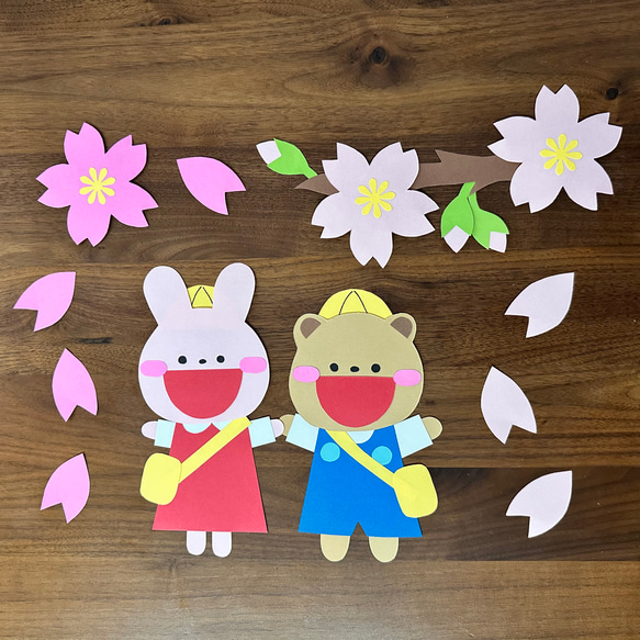 4月桜壁面飾り作り方簡単TikTok