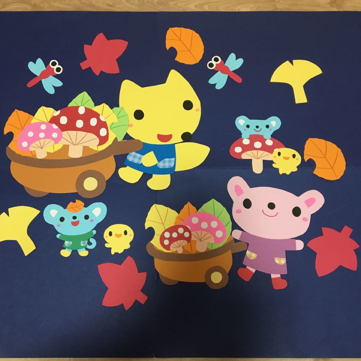 製作キット保育壁面秋壁面飾り秋壁面9月お月見壁面