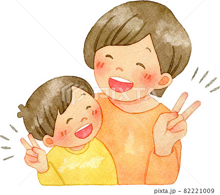 親子愛手描きイラスト無料イラスト・フリー素材なら「イラストAC」