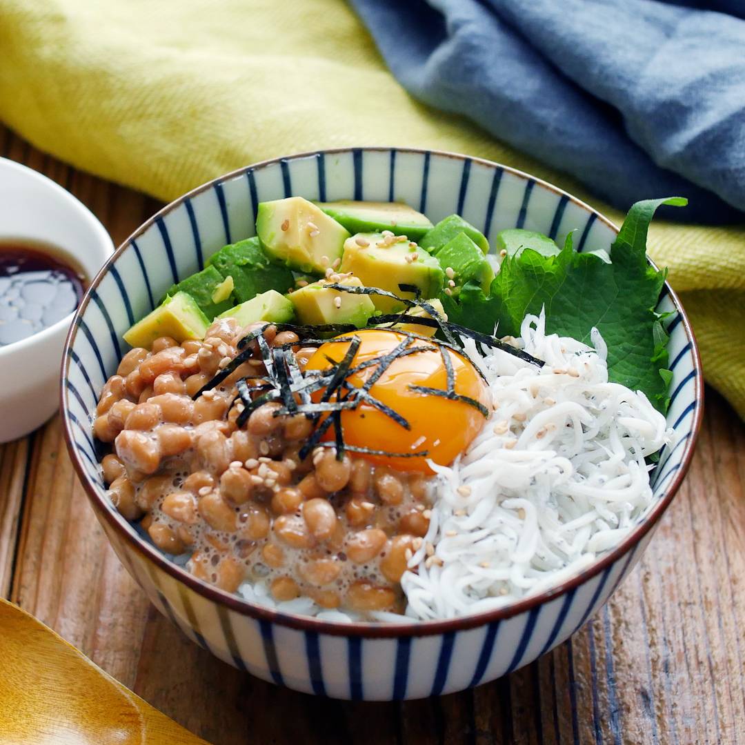 幼児食☆おくら納豆しらすご飯☆