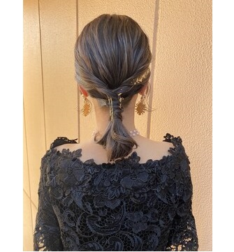 ミディアムさん向け 自分でできる結婚式お呼ばれアレンジ10選HAIR