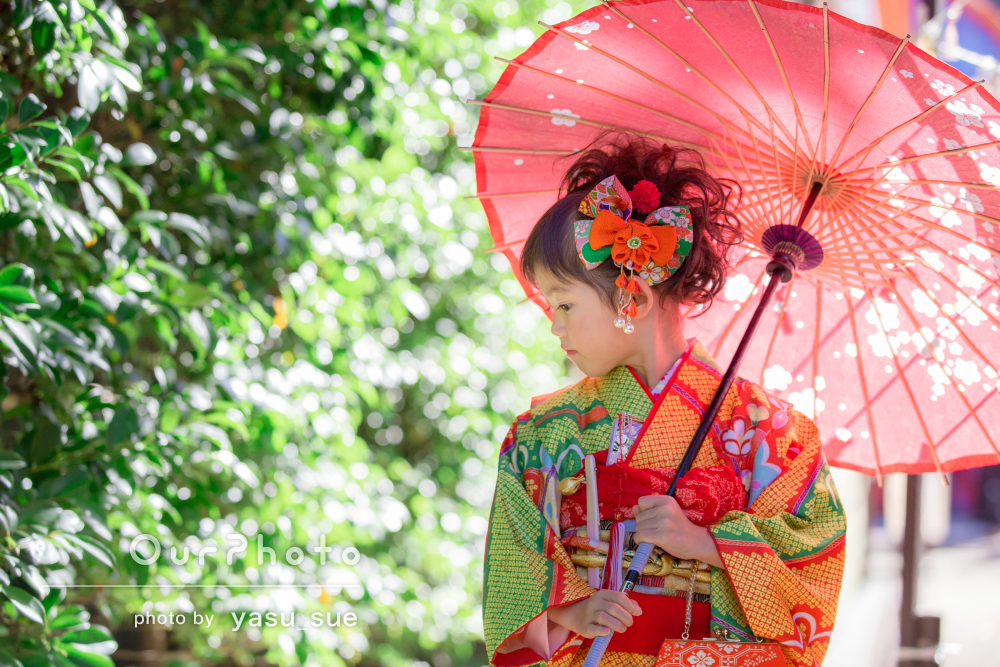 7歳女の子の七五三におすすめの髪型 ツインテールダウンコラム 武蔵野創寫舘
