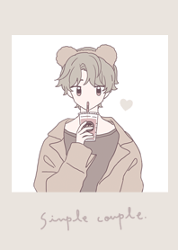 カップルペア画 キャラクターTikTok