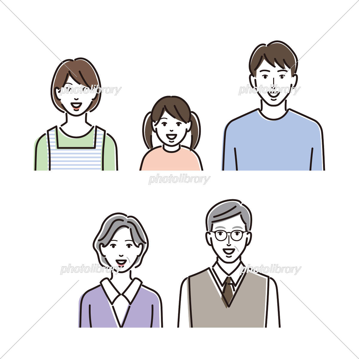 ソファに座っている祖父母の漫画の絵イラスト素材透過、PNGフリー画像ダウンロード - Pngtree