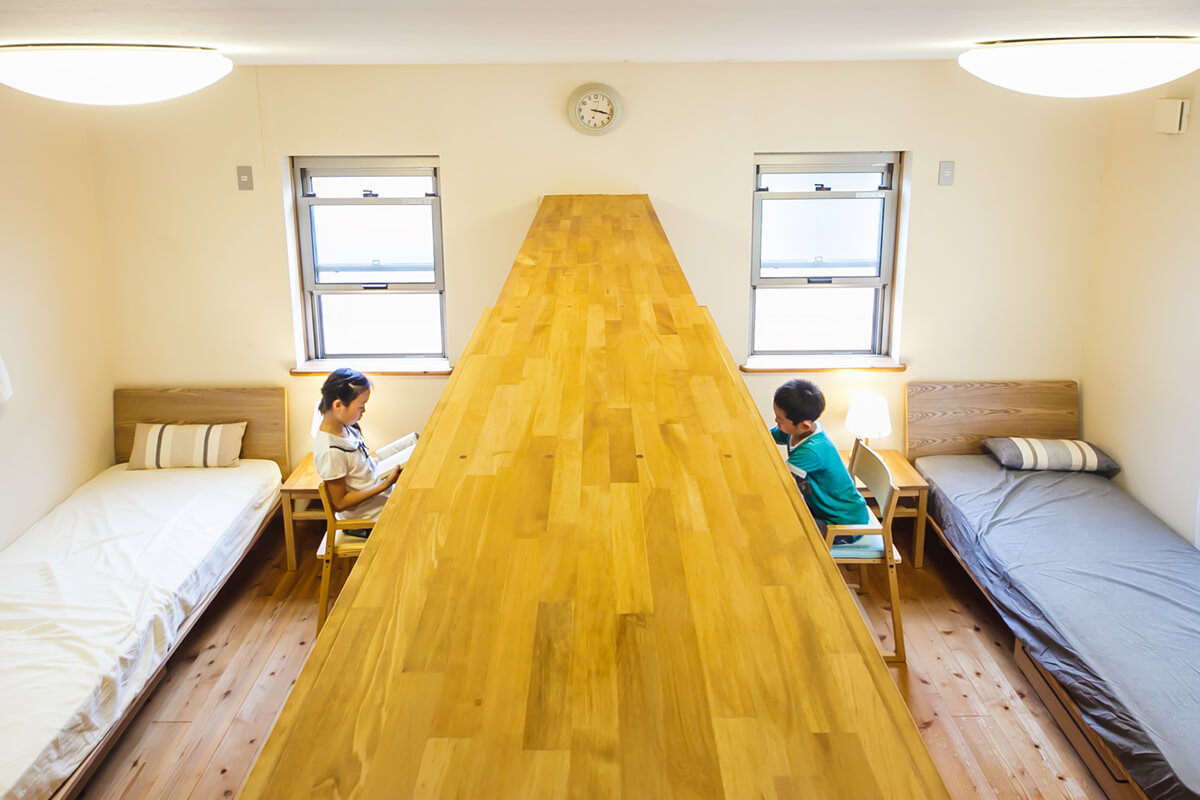 子供部屋の間仕切り 施工実例 S様名古屋の子供部屋リフォーム こどもベア