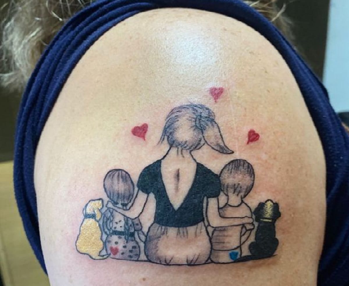 家族を意味するタトゥー・遠方富山から STROKER TATTOO