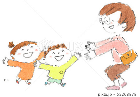 子どもを抱きしめる父親の母親のイラスト」のベクター画像素材 ロイヤリティフリー2004724865Shutterstock