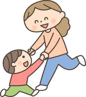 親子 リトミックイラスト無料イラスト・フリー素材なら「イラストAC」