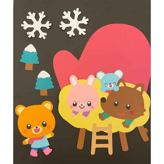 保育園 2月 製作 「てぶくろ」アイデア5選！保育士のお仕事静岡