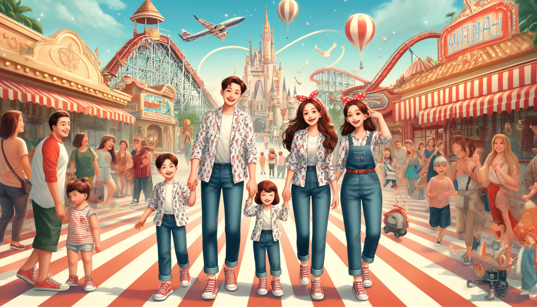 家族で初のユニバへ🎢🌎✨️ ずっと行きたいと言っていた👧🏻👦🏻は 念願のUSJに、 入った瞬間から目がきらっきらだった🥹✨️✨️どのエリアももう空間だけで楽しくて、 中でも1番楽しみだった スーパー・ニンテンドー・ワールドエリアは 本当にゲームの中のような世界