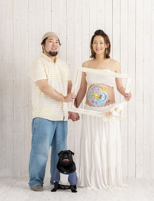 わんことマタニティフォト👶🐶 