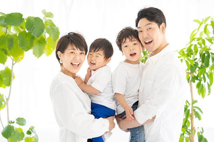 七五三パパ・ママ着物 フォトスタジオ・写真館はらかんスタジオ