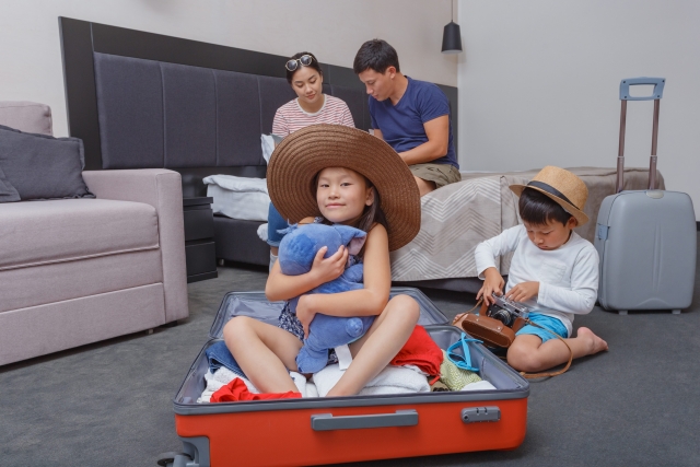 持ち物紹介 家族旅行♪子どもの持ち物をチェックしよう