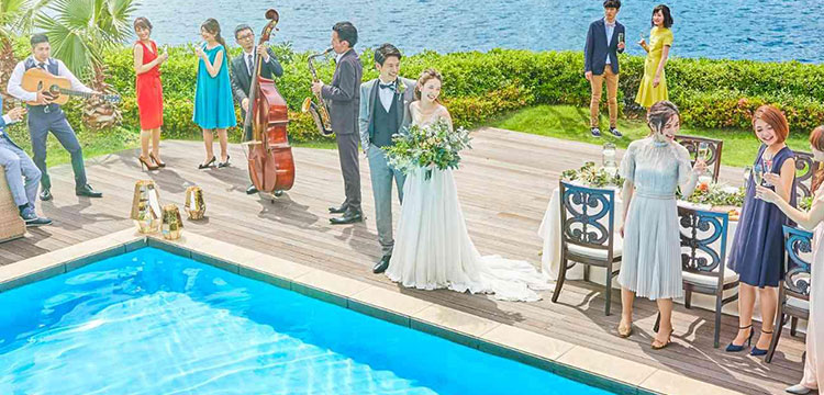 プールがあるならやりたい！結婚式会場のプールの演出アイデア集結婚ラジオ結婚スタイルマガジン