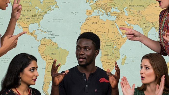 手を振る漫画動く人間の手を挨拶またはさようならのジェスチャー否定的または不一致の兆候白い背景の上の孤立した手足チャットベクトルイラストのWebステッカーPremiumベクトル素材