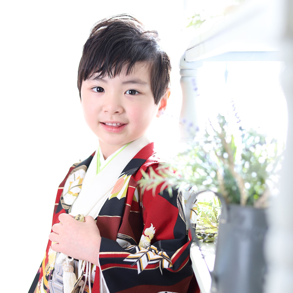 セルフィットの七五三 5歳男の子のヘアアレンジ＆メイク「fresh編」753七五三七五三ヘア七五三ヘアセット七五三男の子ヘア