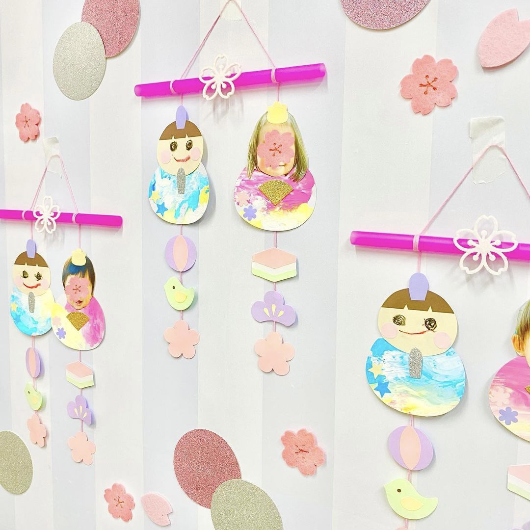 立体のひな祭り製作で楽しむ保育活動