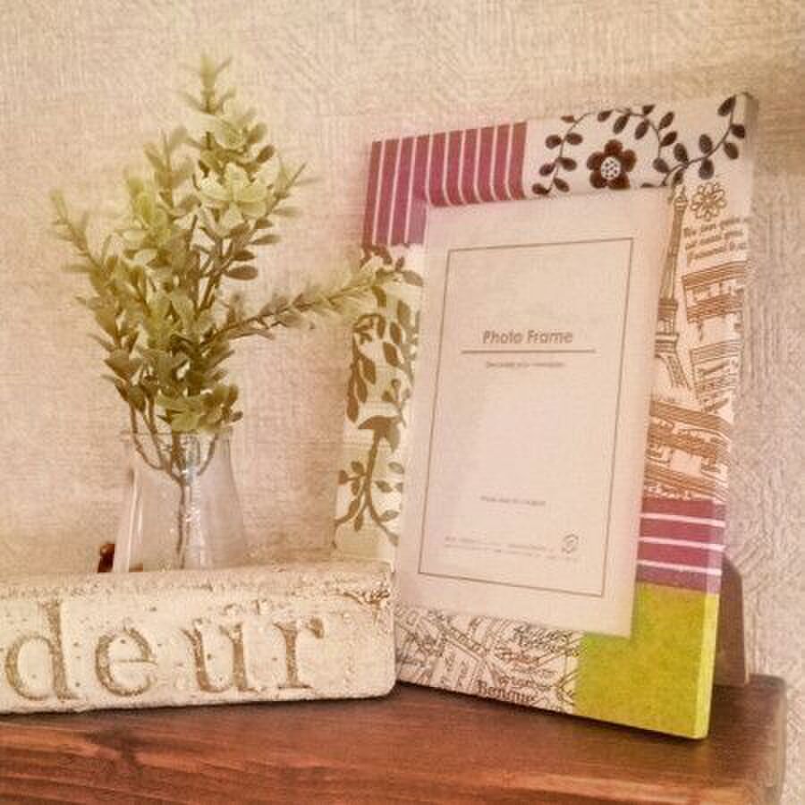 写真立ての手作りアイデア。見たら作りたくなるフォトフレーム