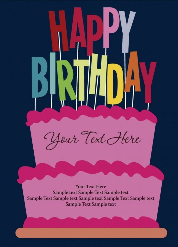 誕生日カードのテンプレート 煌めく青空に白い鳥が飛ぶ、おしゃれなバースデーカード・メッ イラストボックス「プレミアム」テンプレート