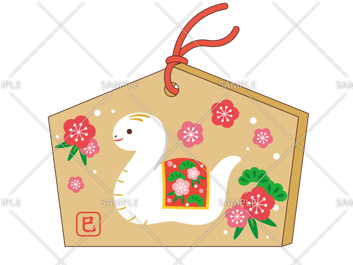 お正月向けの吊るし絵馬製作ガイド