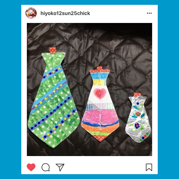 父の日 ワイシャツ＆ネクタイ風メッセージカードの作り方 - YouTube