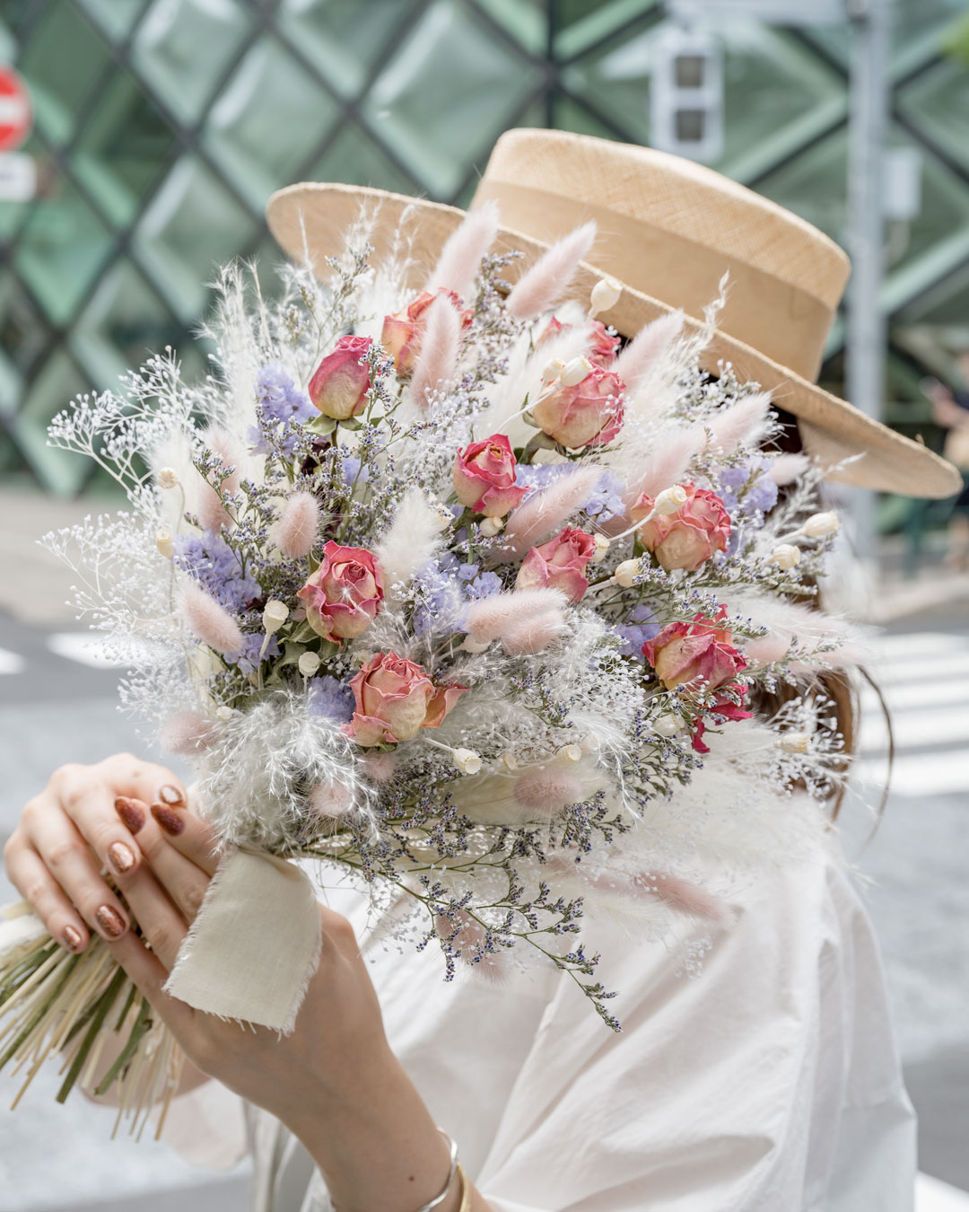 ドライフラワー 花束 スワッグ 結婚お祝い ギフト プレゼント -フルラージュ-mermaid＋Flowers