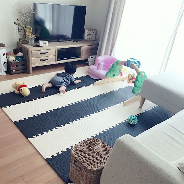 赤ちゃんのいる部屋のレイアウト12選～リビング・おむつスペース・寝室～ikumama
