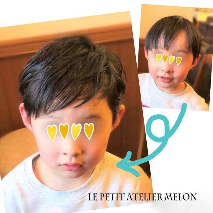 卒業式・卒園式 男の子スタイリングとキッズカット ファ◯コン編
