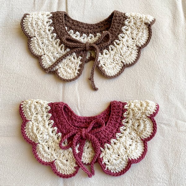 楽天市場873 KUBU collar つけ襟 レシピ FinchQuince&Coseeknit編み図パターン: 竹あみ針と手芸用品のお店趣芸