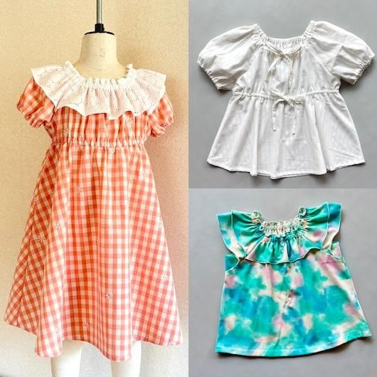 キッズ型紙１２wayおでかけドルマン - 子供服型紙販売パターンショップMahoeAnela