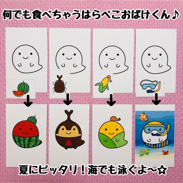 完成品 マジックシアター 暗闇シアター 保育教材 誕生日会 出し物 ラミネート