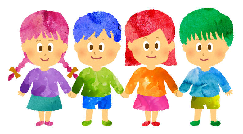 生活・こども・挨拶 「どうぞ」と言う子どものかわいいフリーイラストフタバのフリーイラスト